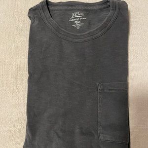 J. Crew garment dyed slub cotton tee shirt